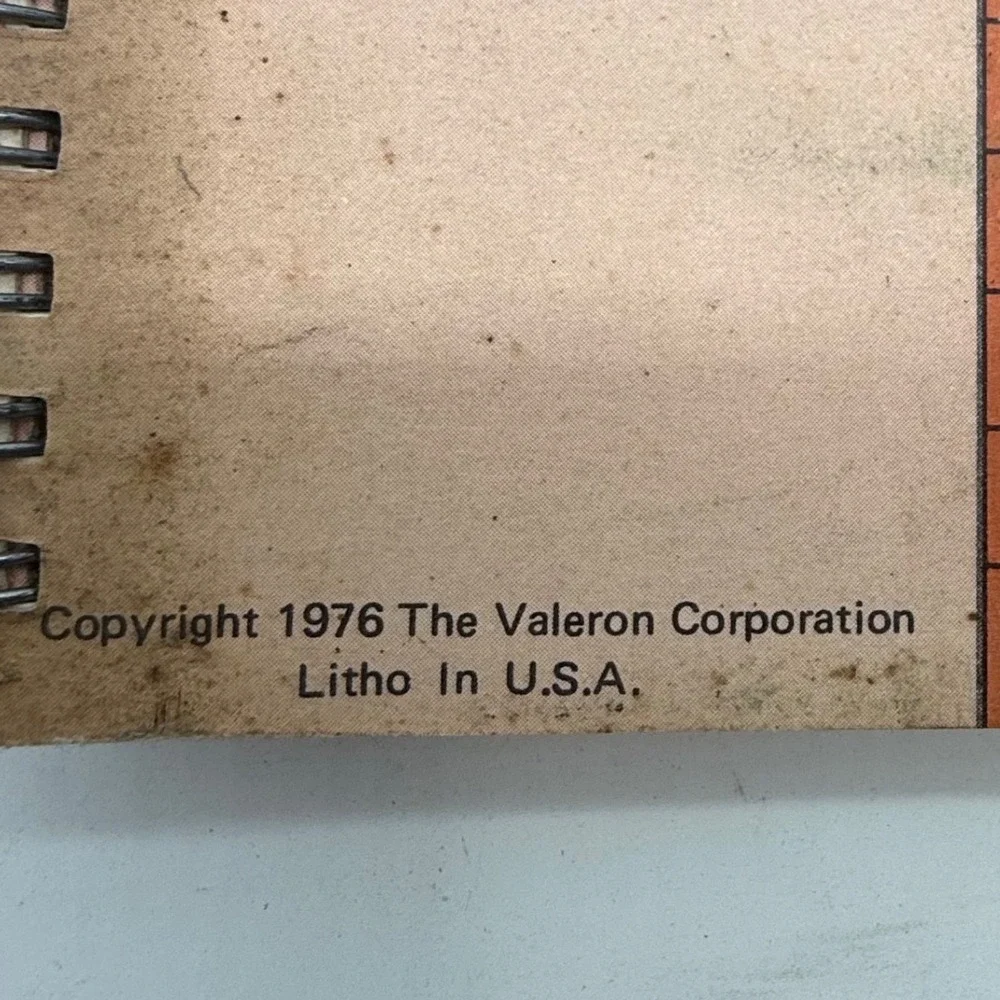 Vintage 1976 Valenite Handy Reference Guide Machinist Tooling Spiral Manual